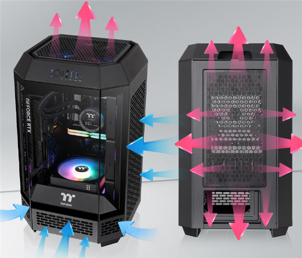 649元 Thermaltake The Tower 250 ITX机箱上市：独特八角柱设计